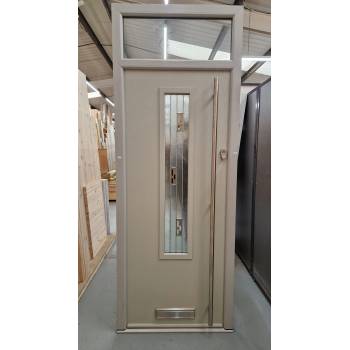 Modern Single External Door and Frame Set 2370x895